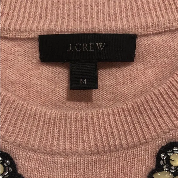 J. Crew Blush Pink Crew Neck Sweater - Picture 6 of 10